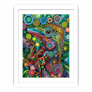 Lizard  Streched canvas
