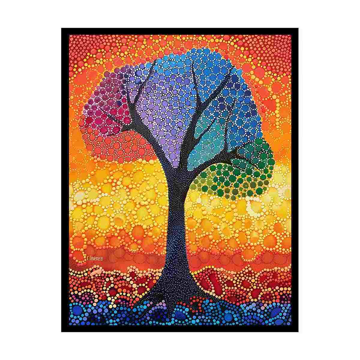 Colorful Tree   Painting