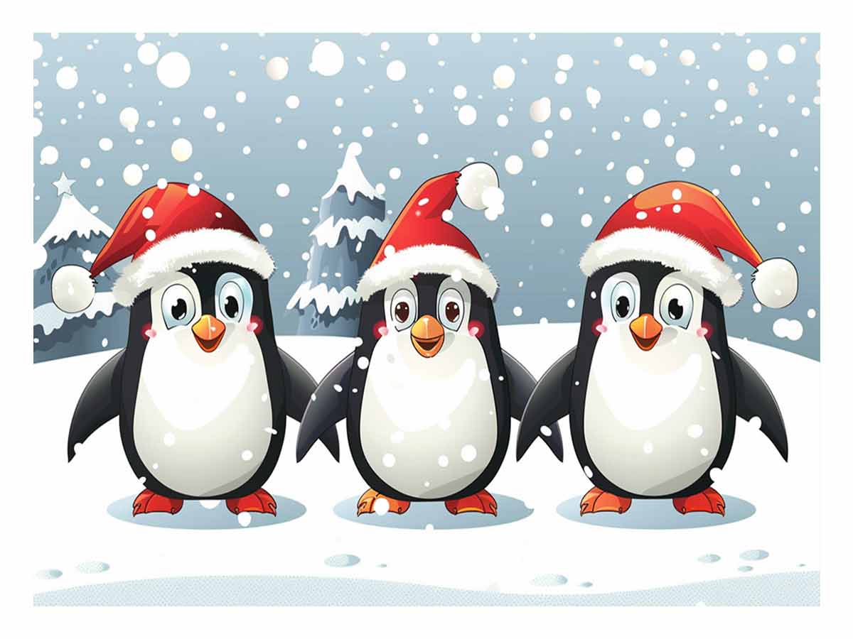 Three Penguins