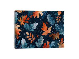 Winter Leaves  Canvas Print