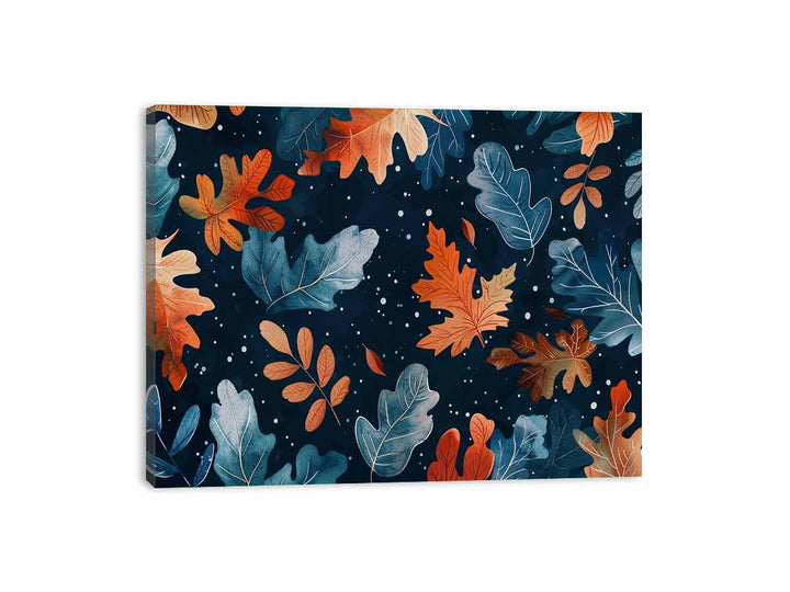 Winter Leaves  Canvas Print
