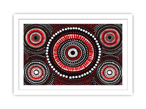 Red Dots  Streched canvas