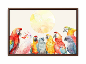 Parrot Meeting  Poster