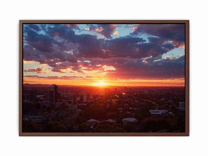 Adelaide Sunset  Poster