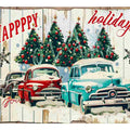 Happy Holidays Vinatge Art