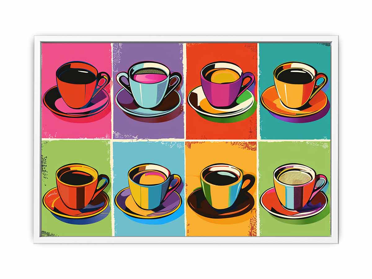 Coffee Cups Framed Print