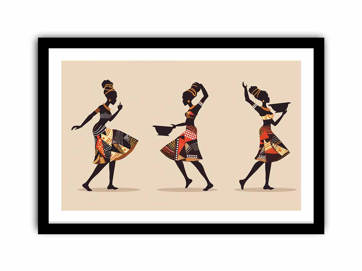 Carring Water   Art Print