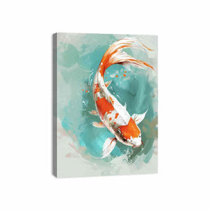 Lucky Koi Fish Canvas Print
