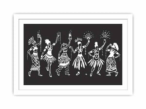 Dance in Africa  Streched canvas