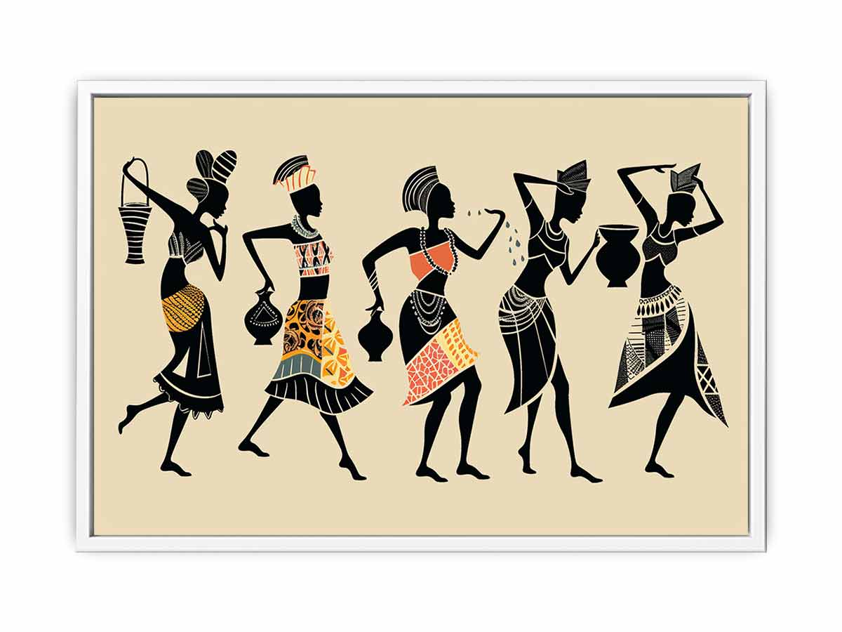 Dance in Africa  Framed Print