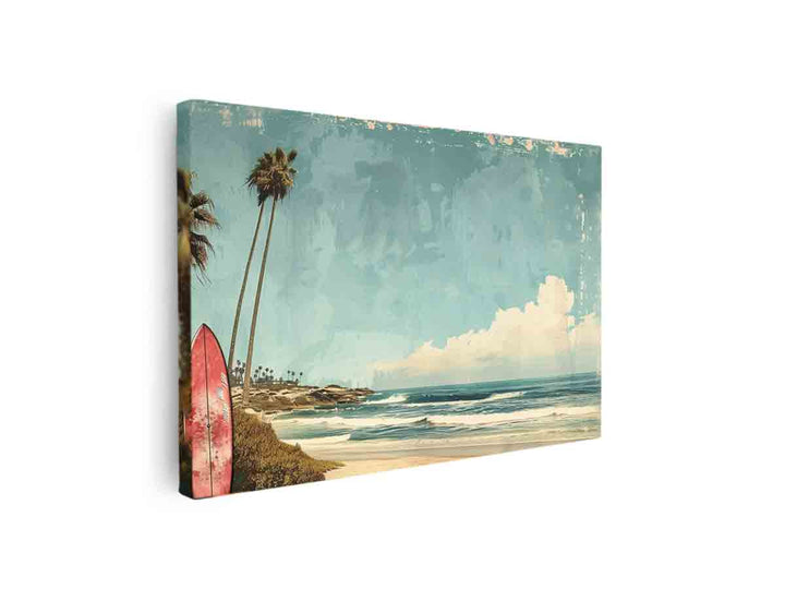 Beach Art  Painting canvas Print