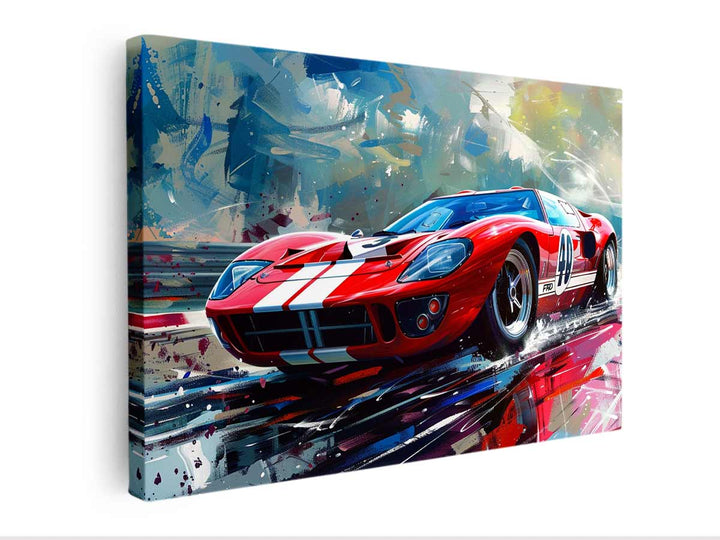 Ford GT 40 2006 Painting canvas Print