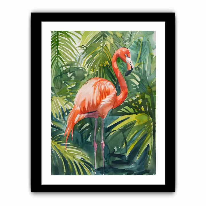 Flamingo framed Print