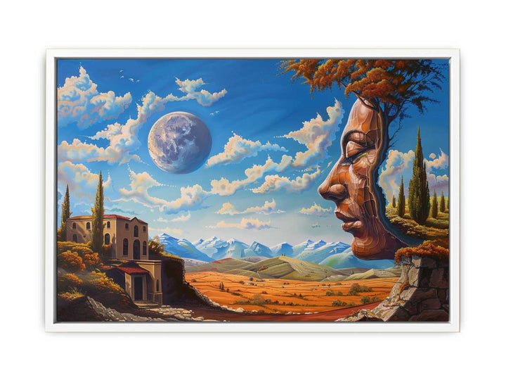 Day Moon Painting