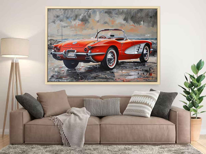 Chevrolet Corvette Painting Art Print
