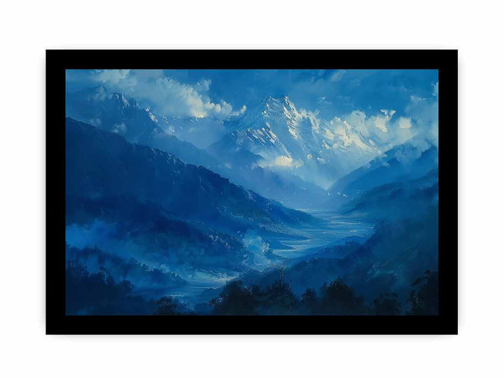 Mountain framed Print