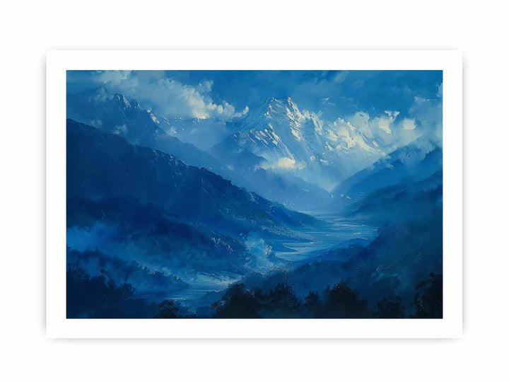 Mountain framed Print