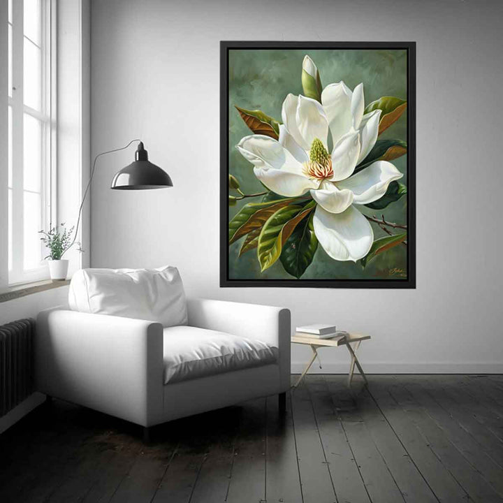 Magnolia Grandiflora Painting Art Print