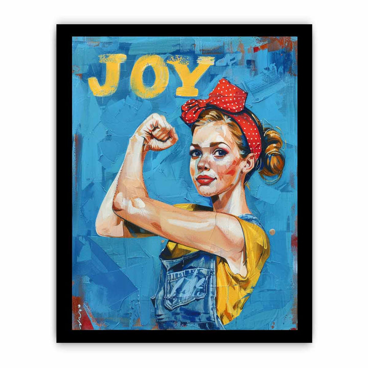 Joy Painintg  framed Print