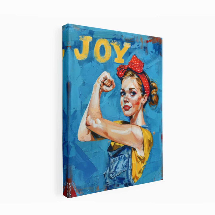 Joy Painintg canvas Print