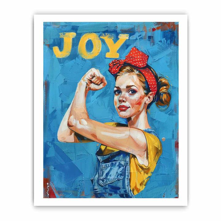 Joy Painintg  framed Print