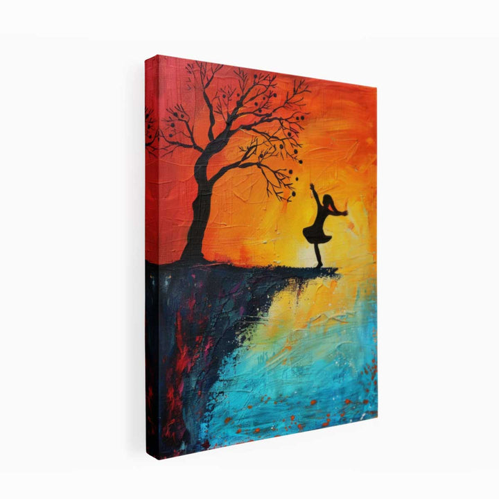 Yes canvas Print