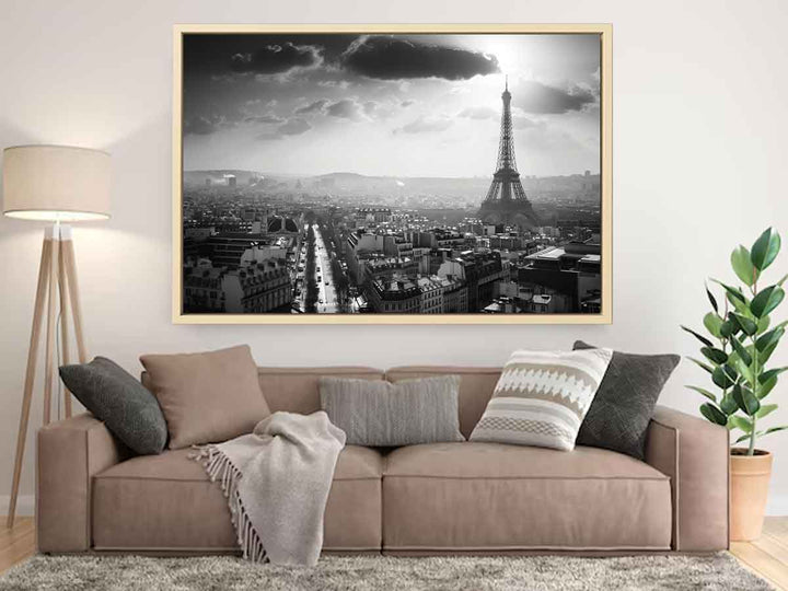 Paris  Black & White Art Print