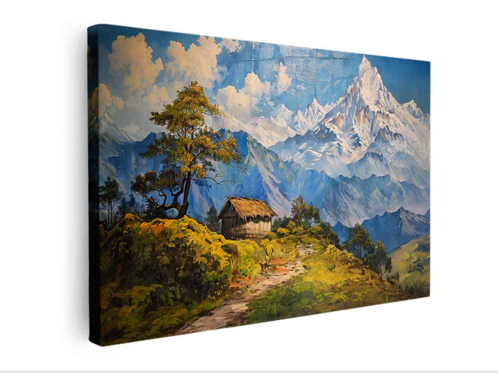 Mountain House  canvas Print