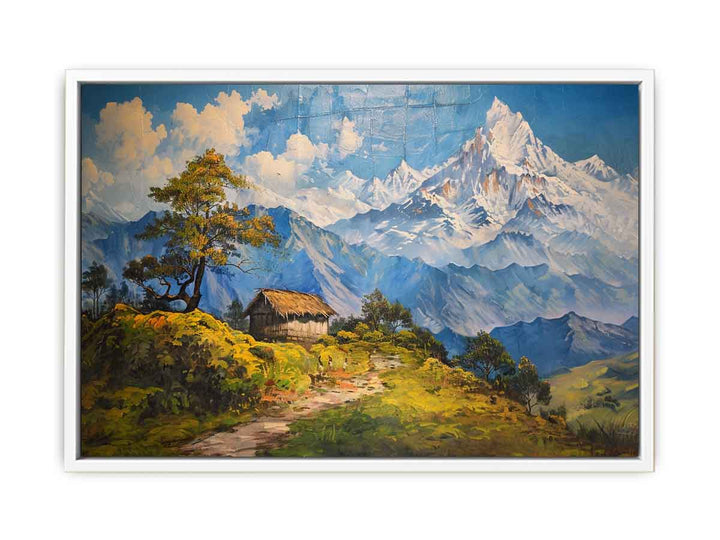 Mountain House Painting