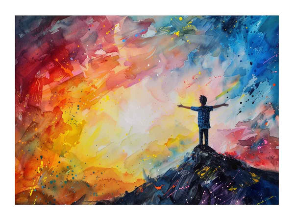 Happy Art Print