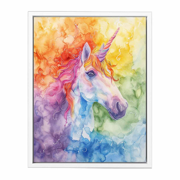 Unicorn Watercolor Painting