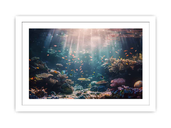 Underwater Coral Streched canvas