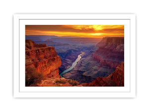 Mountian River Streched canvas