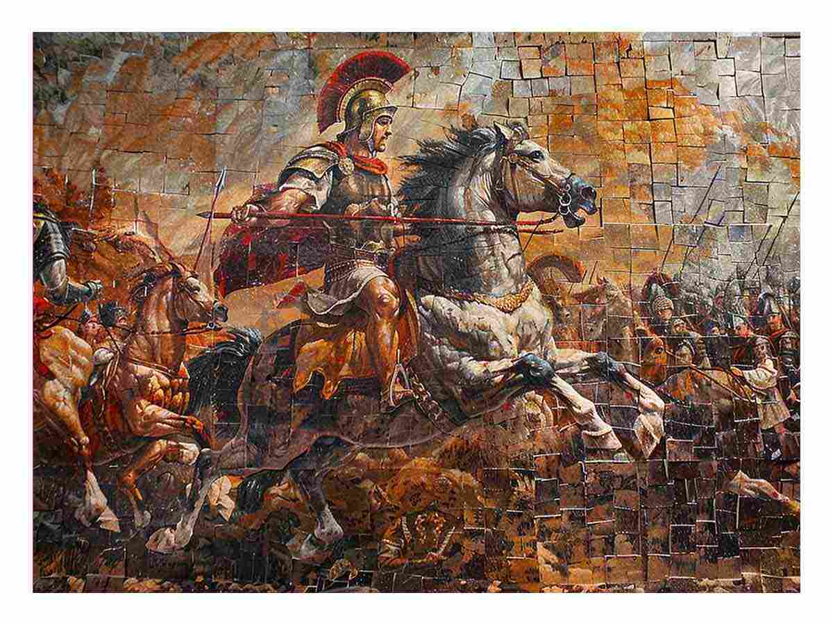 Battle of Issus Painting