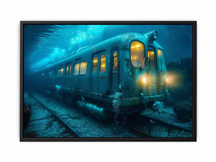 Underwater Train Painting