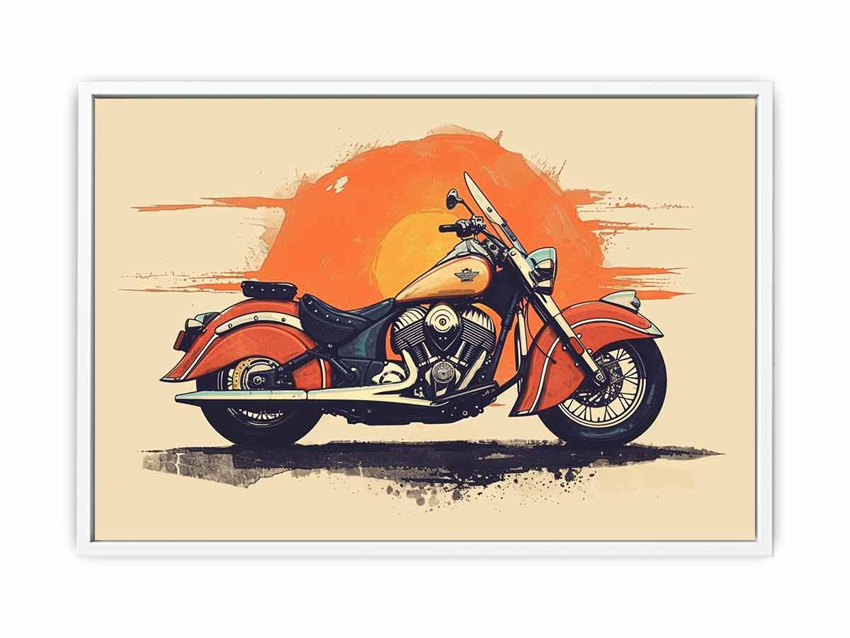 Indian Motorcycle Art  Painting