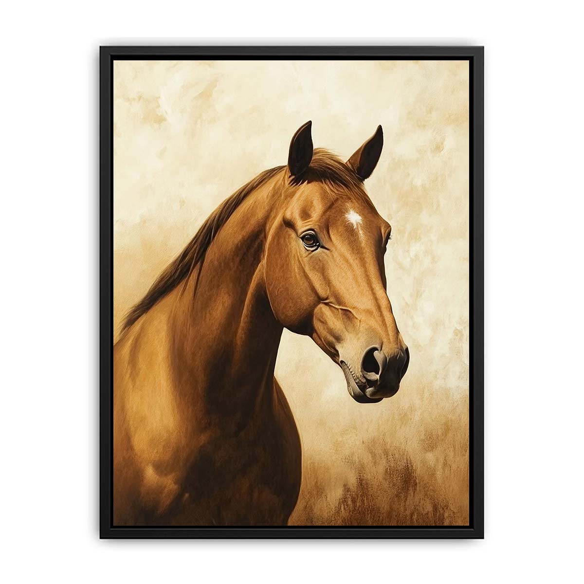 Golden Spirit canvas artwork for modern luxury interior decor