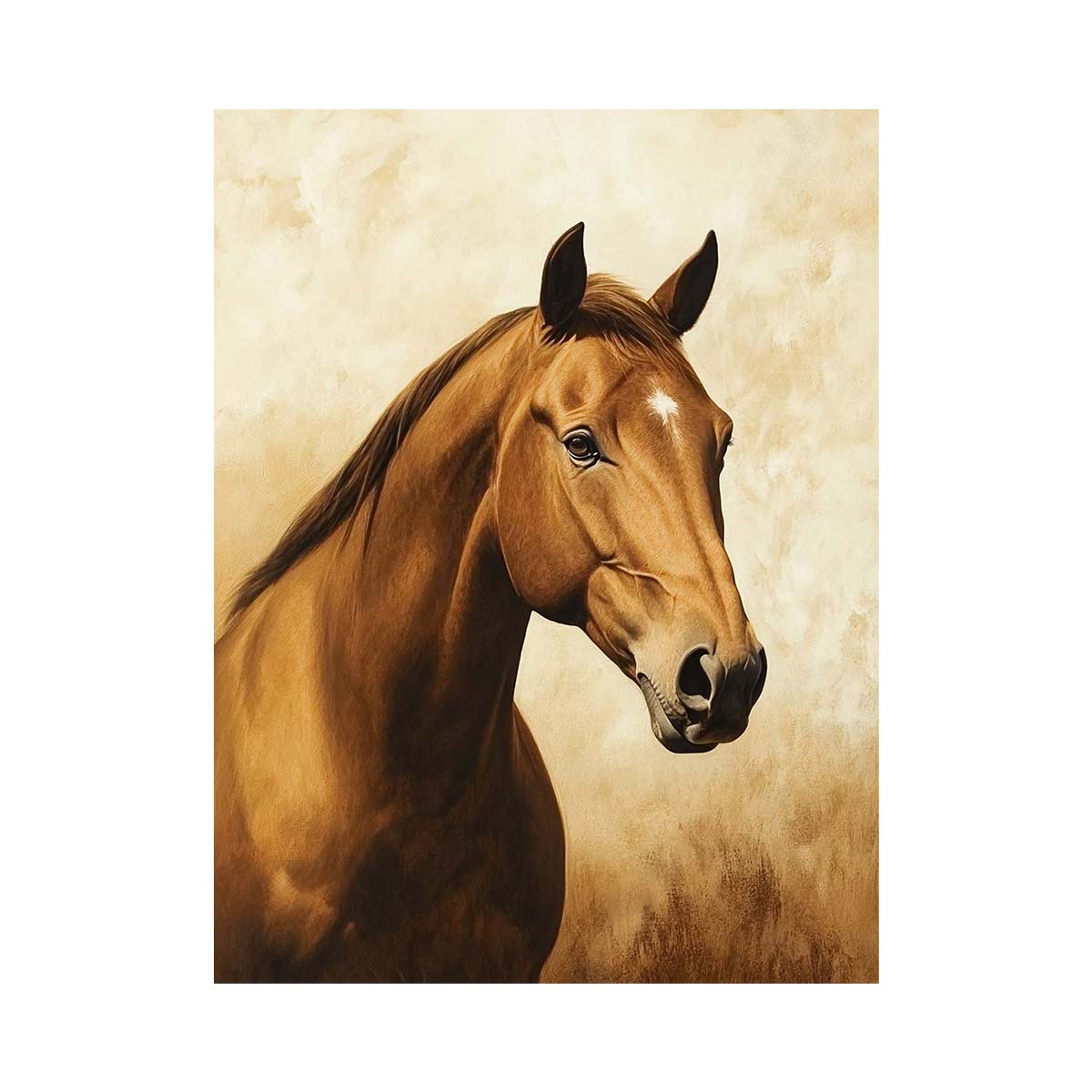 Golden Spirit canvas artwork for modern luxury interior decor