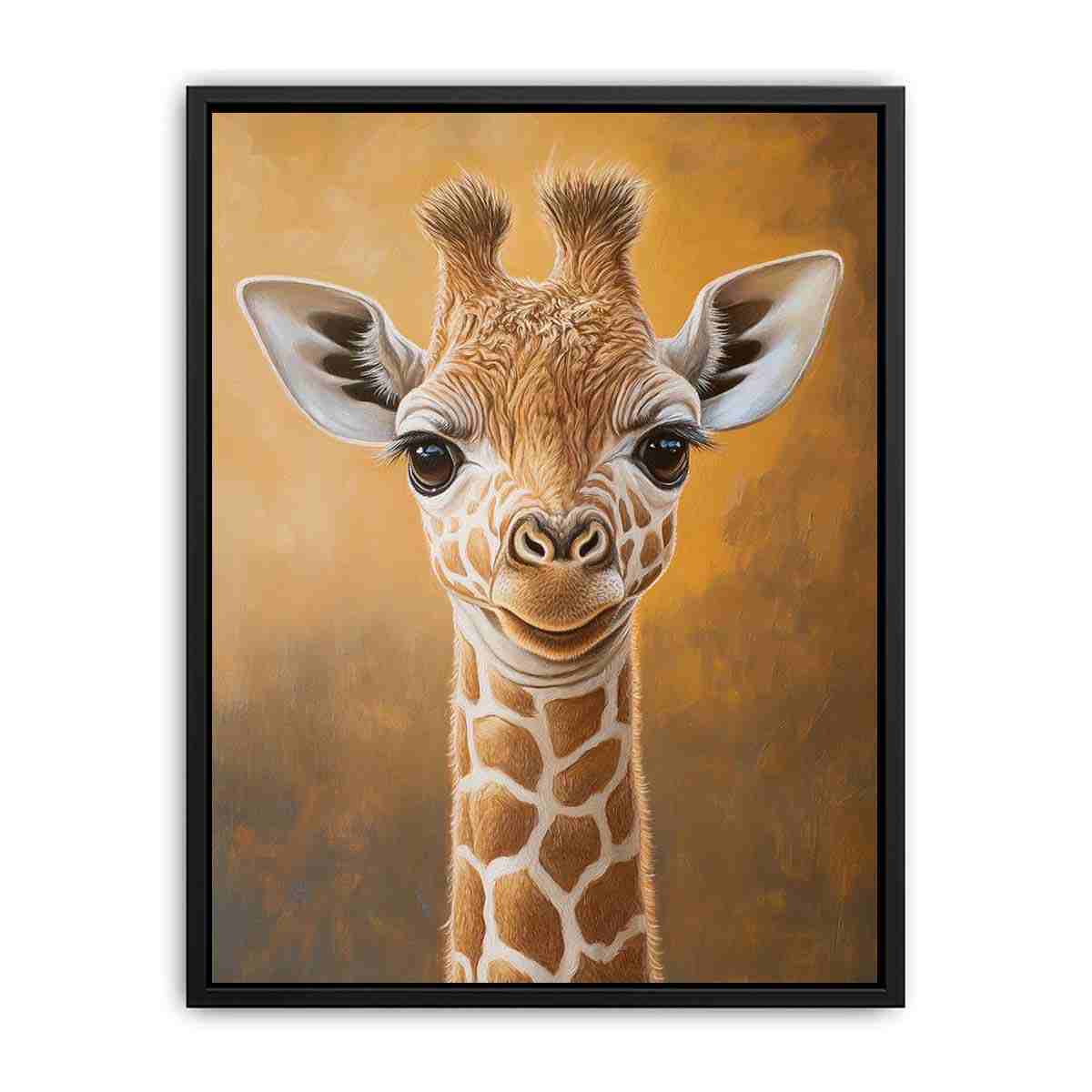 Gentle Gaze canvas artwork for modern luxury interior decor