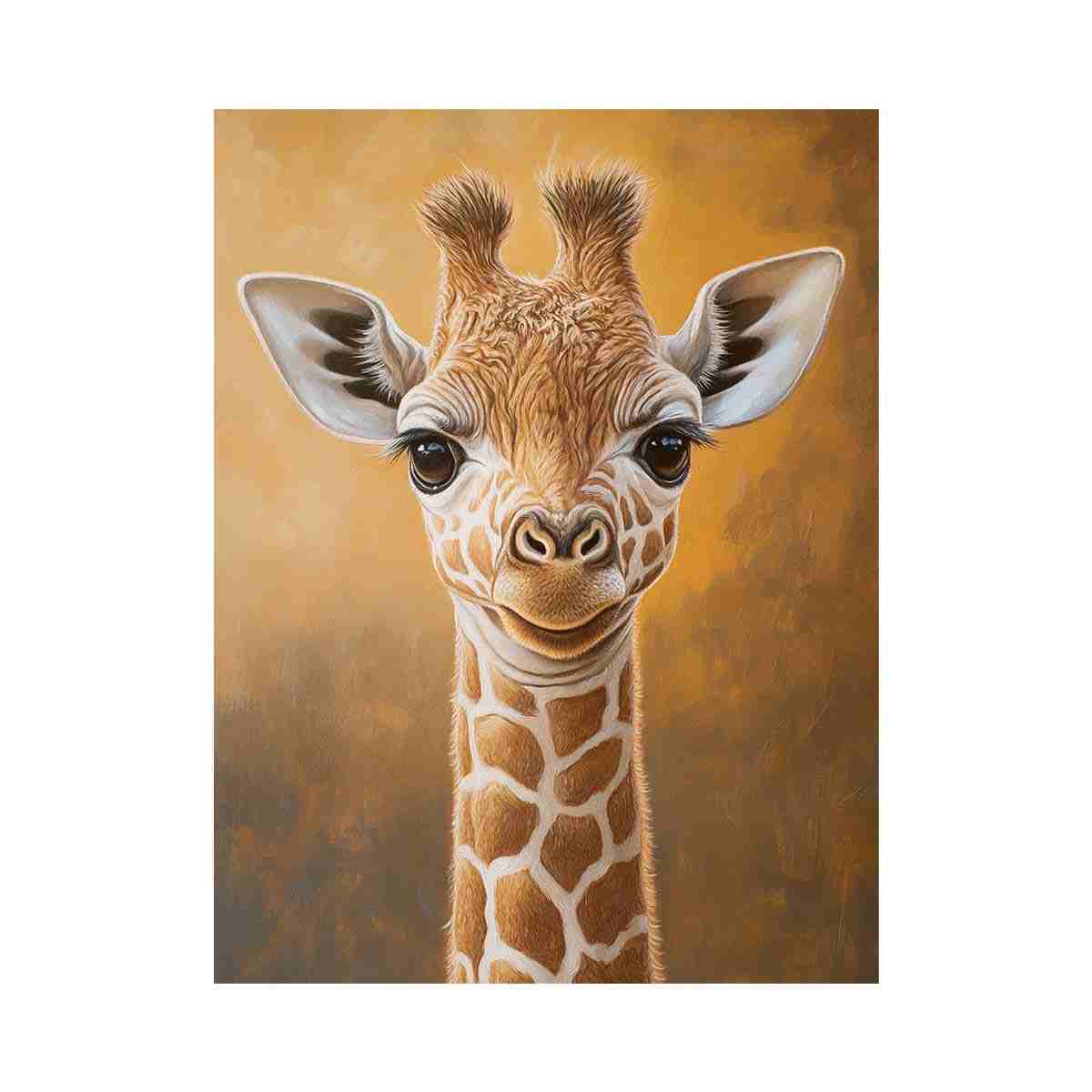 Gentle Gaze canvas artwork for modern luxury interior decor