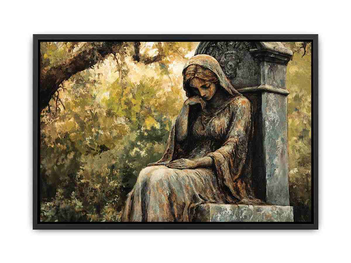 Silent Reflection canvas artwork for modern luxury interior decor