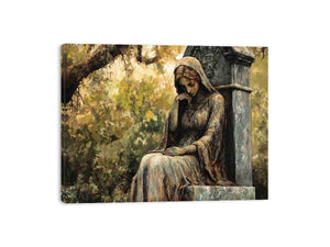 Silent Reflection canvas artwork for modern luxury interior decor