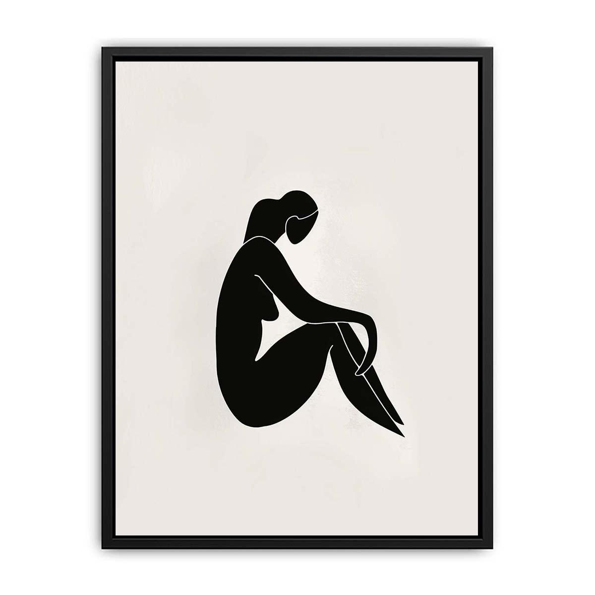 Quiet Form canvas artwork for modern luxury interior decor