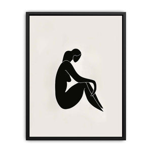 Quiet Form canvas artwork for modern luxury interior decor