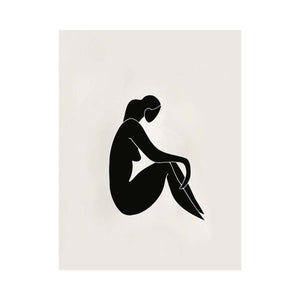 Quiet Form canvas artwork for modern luxury interior decor
