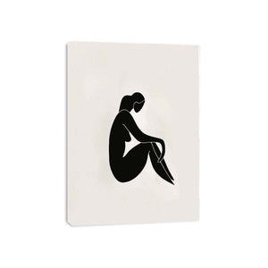 Quiet Form canvas artwork for modern luxury interior decor