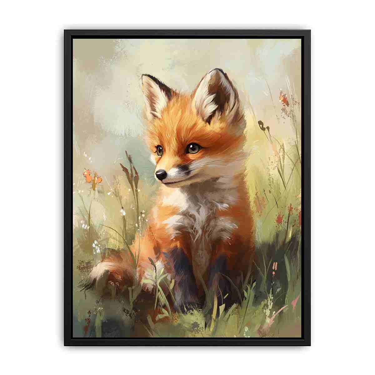 Amber Tail canvas artwork for modern luxury interior decor