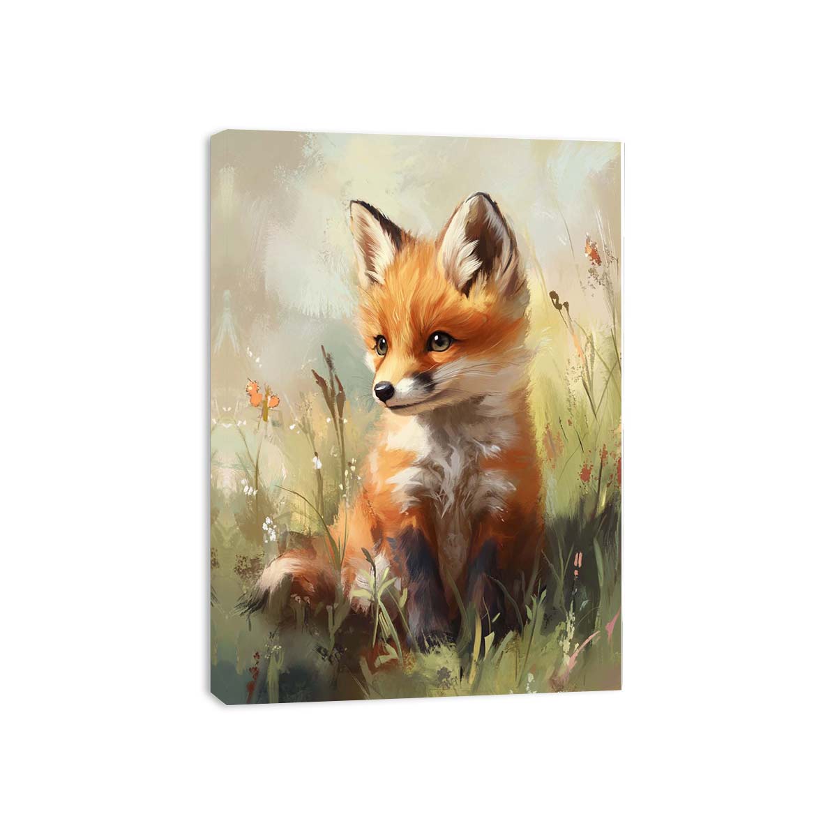 Amber Tail canvas artwork for modern luxury interior decor