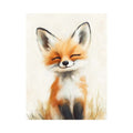fox portrait premium canvas wall art for modern living room decor