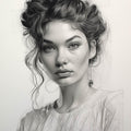 Pencil Portrait Painting